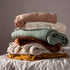 Lark Muslin Cotton Throw Eucalyptus - 130 x 180cm